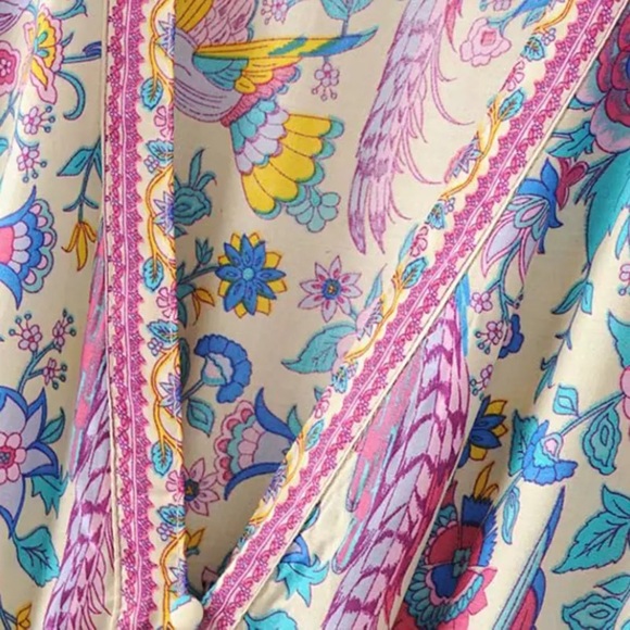 5⭐️Boho Gypsy floral dress - Picture 5 of 8